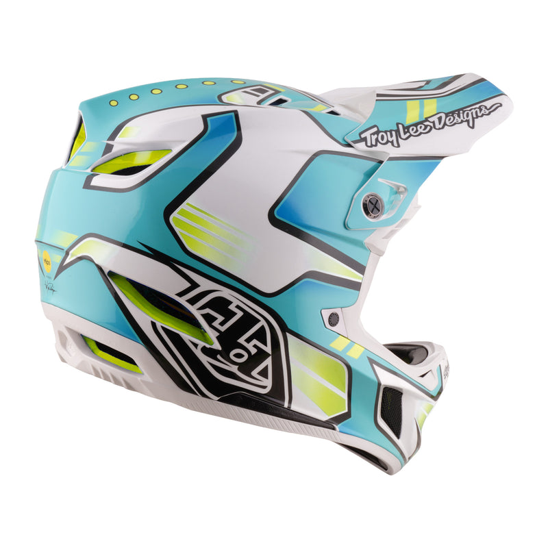 D4 Composite Helmet Crest Real Teal