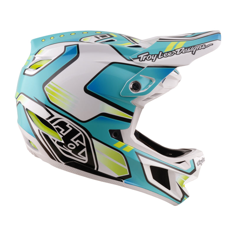 D4 Composite Helmet Crest Real Teal