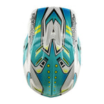 D4 Composite Helmet Crest Real Teal