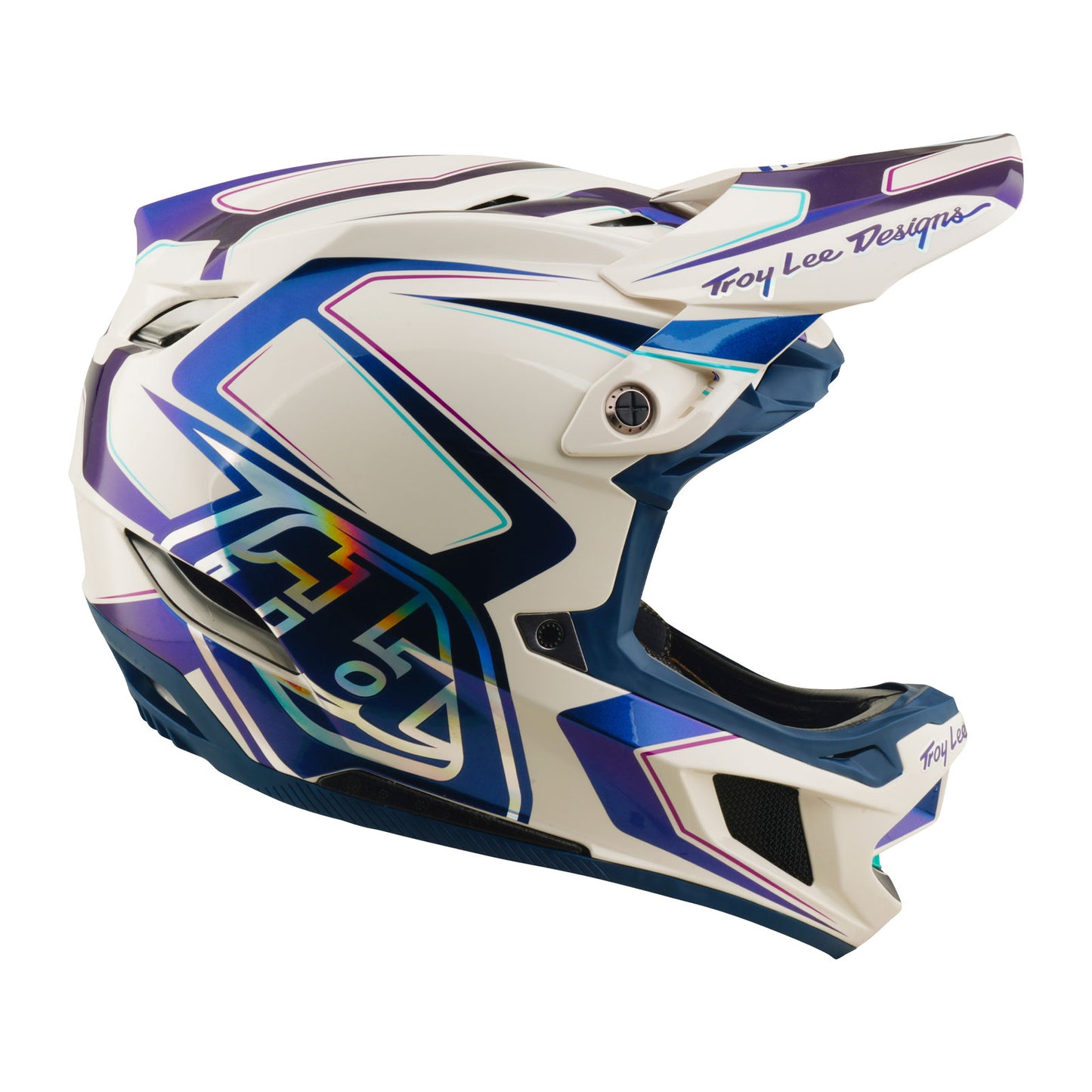D4 Composite Helmet Flared White / Indigo