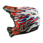 D4 Composite Helmet Overspray White / Red