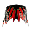 D4 Visor Overspray White / Red