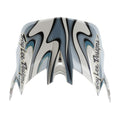 D4 Visor Torched White / Silver