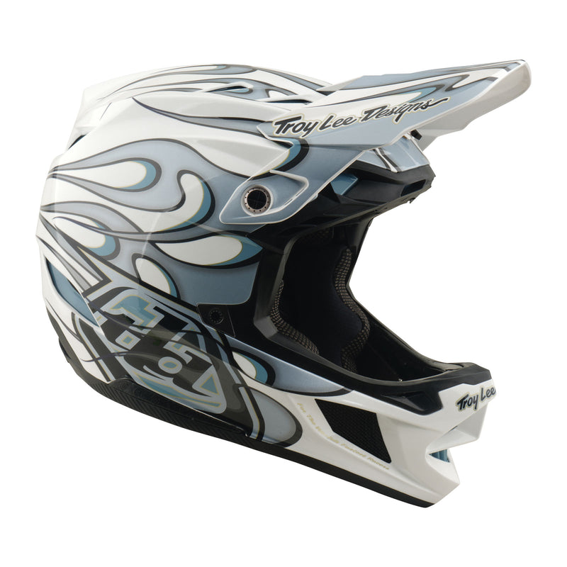 D4 Composite Helmet Torched White / Silver