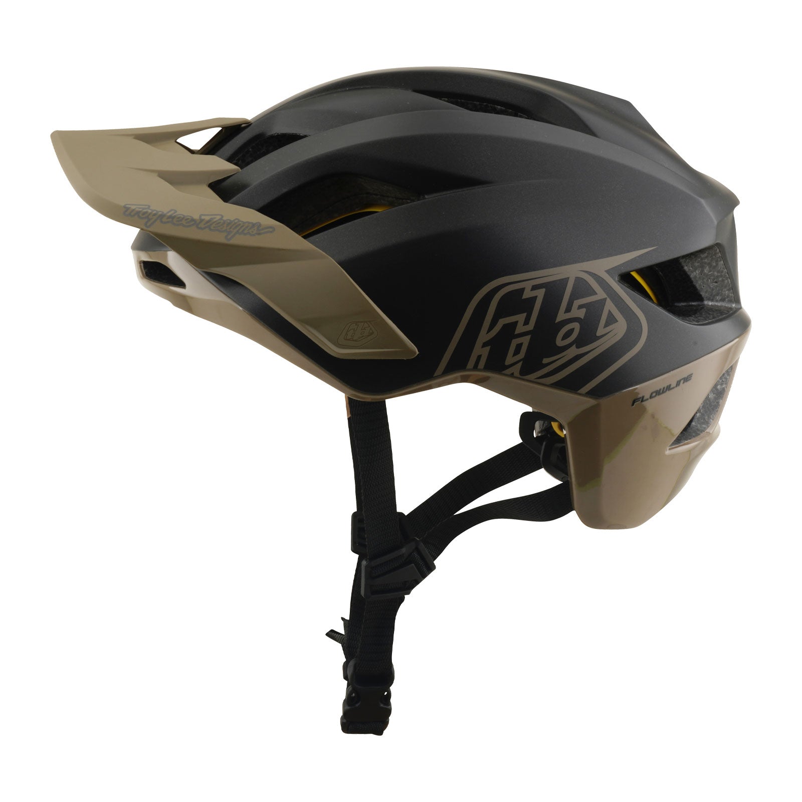 Flowline Helmet Point Charcoal / Timber