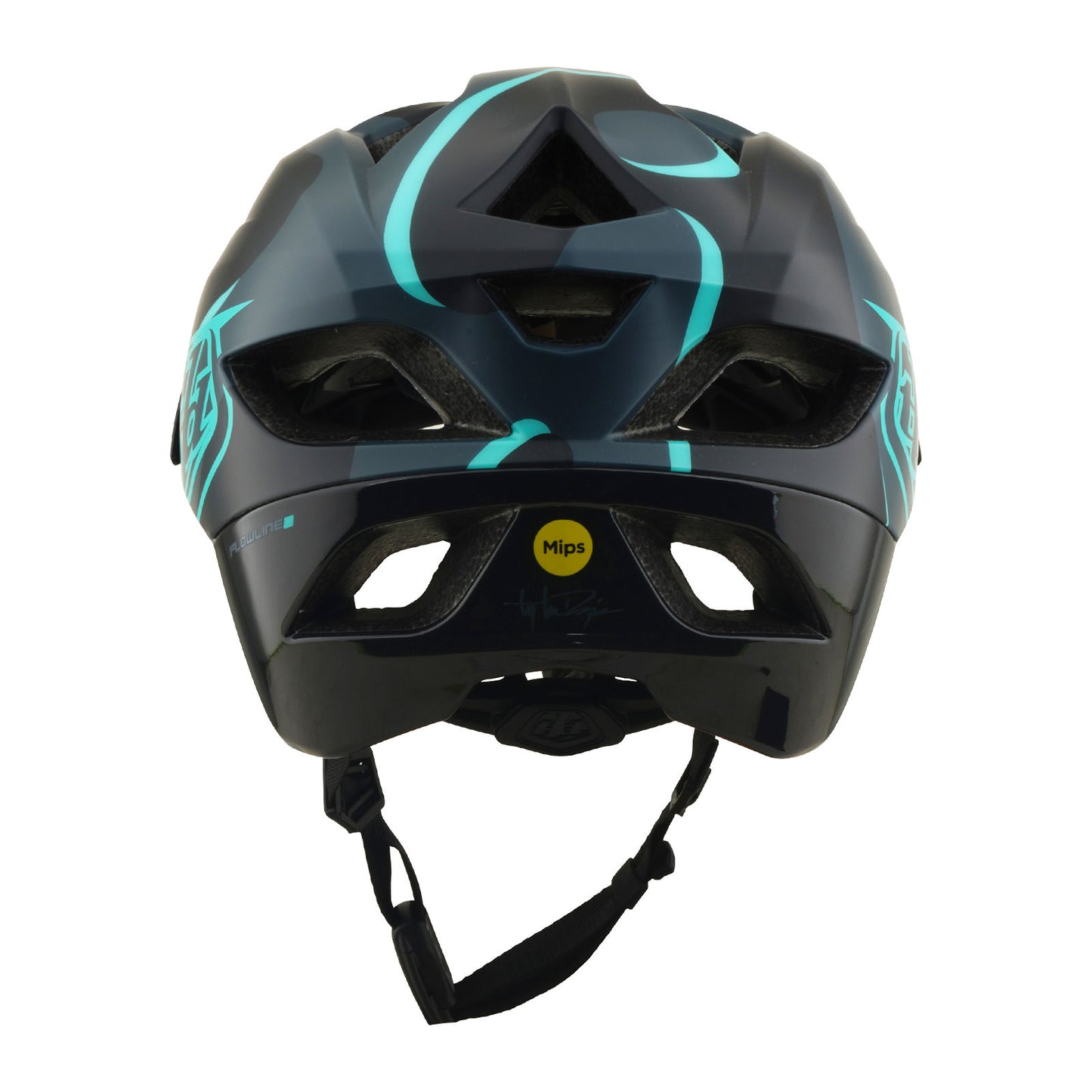 Flowline SE Helmet Badge Carbon / Real Teal