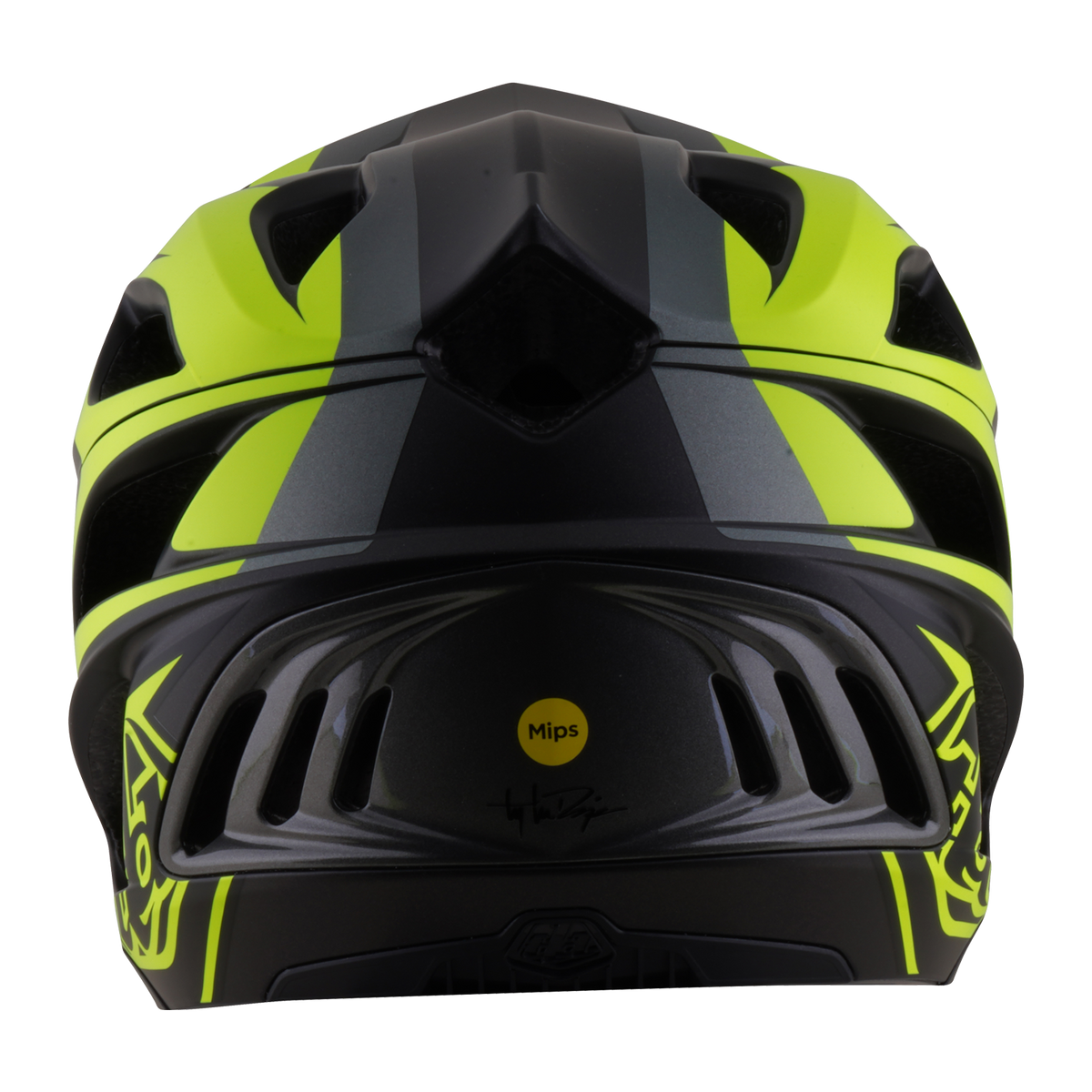 Stage 2 Helmet High Vz Charcoal / Flo Yellow