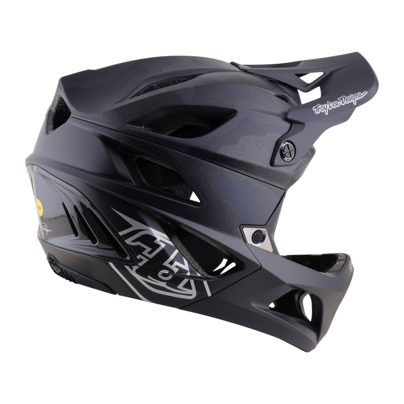 Stage 2 Helmet Split Black Camo