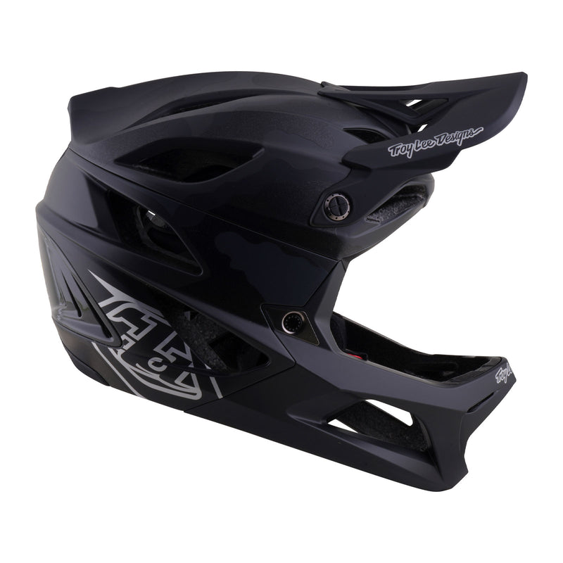 Stage 2 Helmet Split Black Camo
