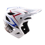 Stage Stunt Helmet Pinstripe White