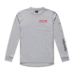 Ruckus Ride LS Tee Custom Paint Mid Gray