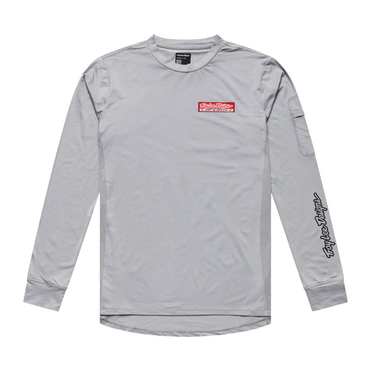 Ruckus Ride LS Tee Custom Paint Mid Gray