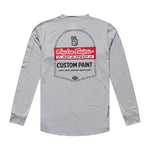 Ruckus Ride LS Tee Custom Paint Mid Gray