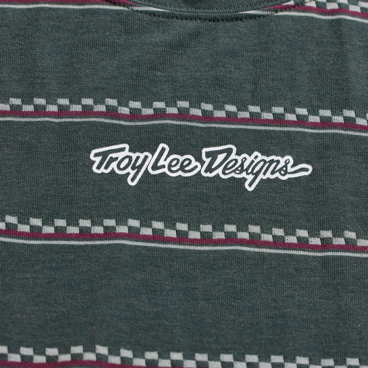 Skyline Fakie Ride LS Tee Stripe Dark Forest