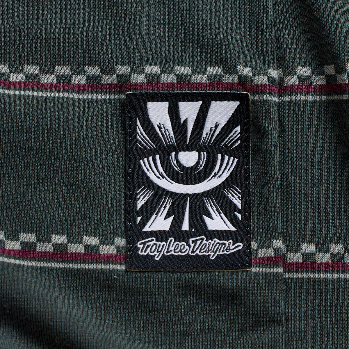 Skyline Fakie Ride LS Tee Stripe Dark Forest
