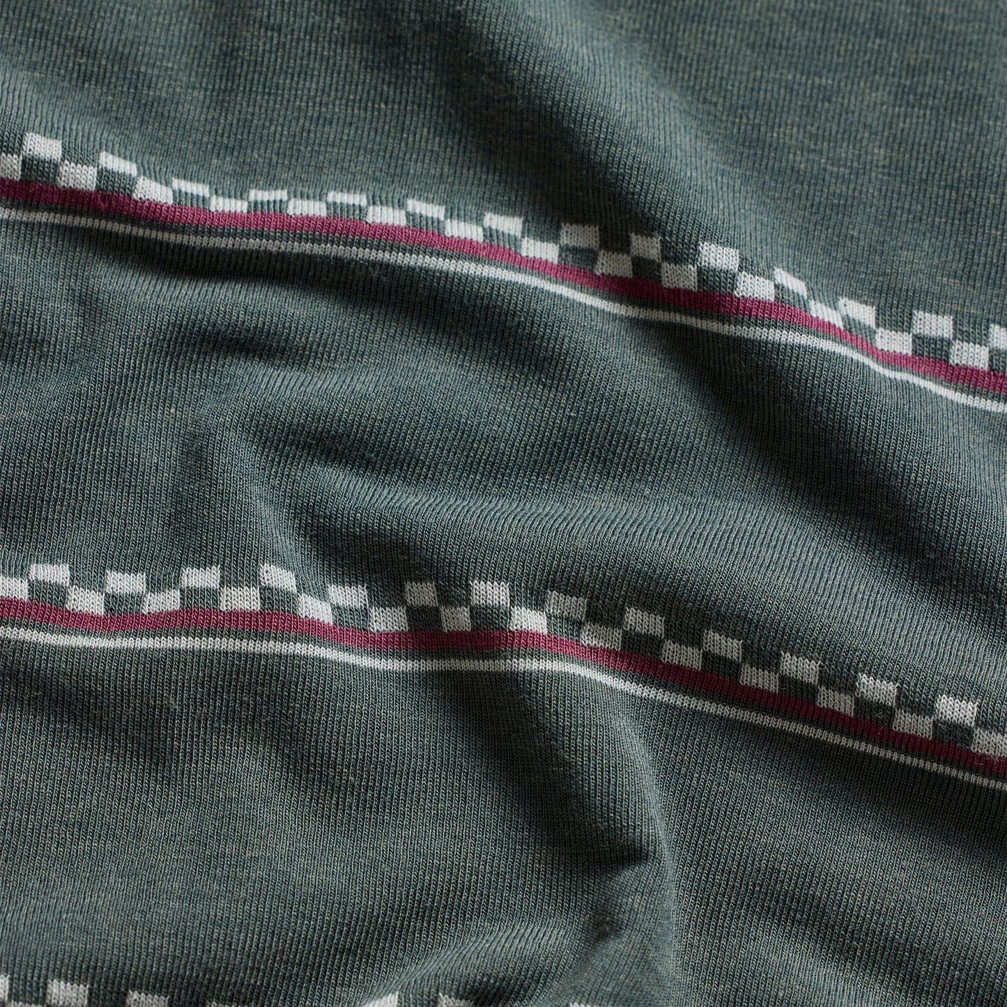 Skyline Ride SS Tee Checked Out Dark Forest