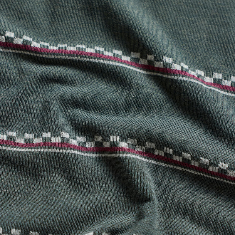Skyline Ride SS Tee Checked Out Dark Forest