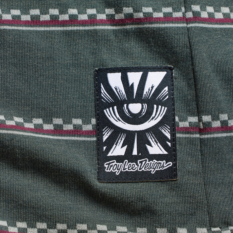 Skyline Ride SS Tee Checked Out Dark Forest