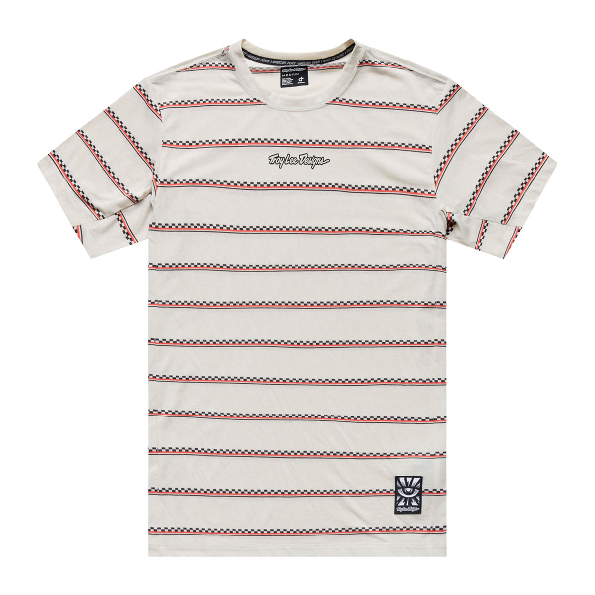 Skyline Ride SS Tee Checked Out Pumice