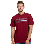 Short Sleeve Tee Troy Lee Designs Factory Racing Burgundy