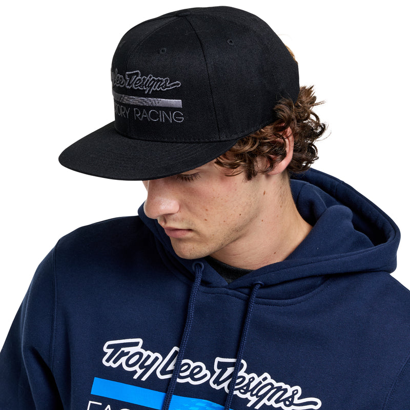 Pullover Hoodie Troy Lee Designs Factory Racing Navy / Blue