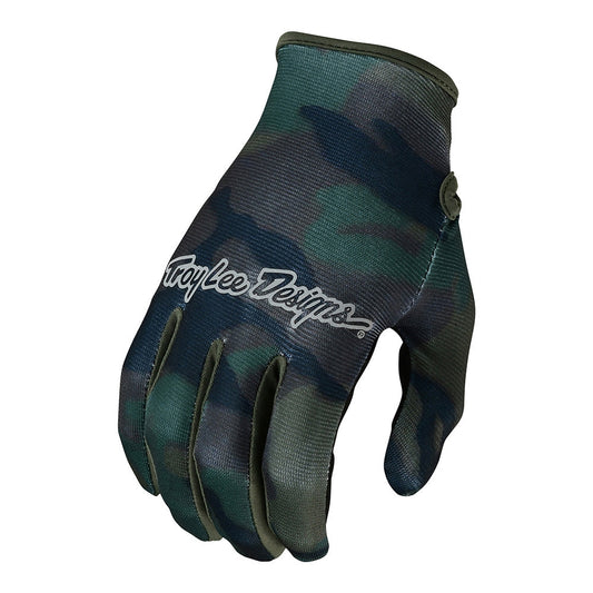 Flowline Glove Brushed Camo Army