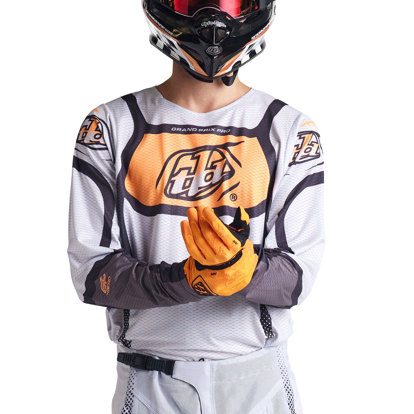 GP Pro Air Jersey Bands Gray / Neo Orange