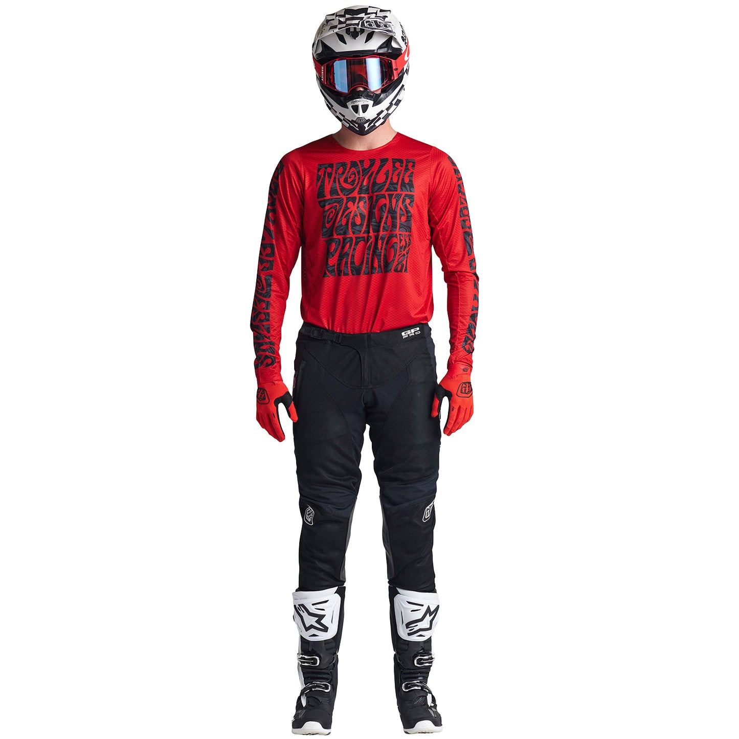 Maillot GP Pro Air Manic Monday Rouge Foncé