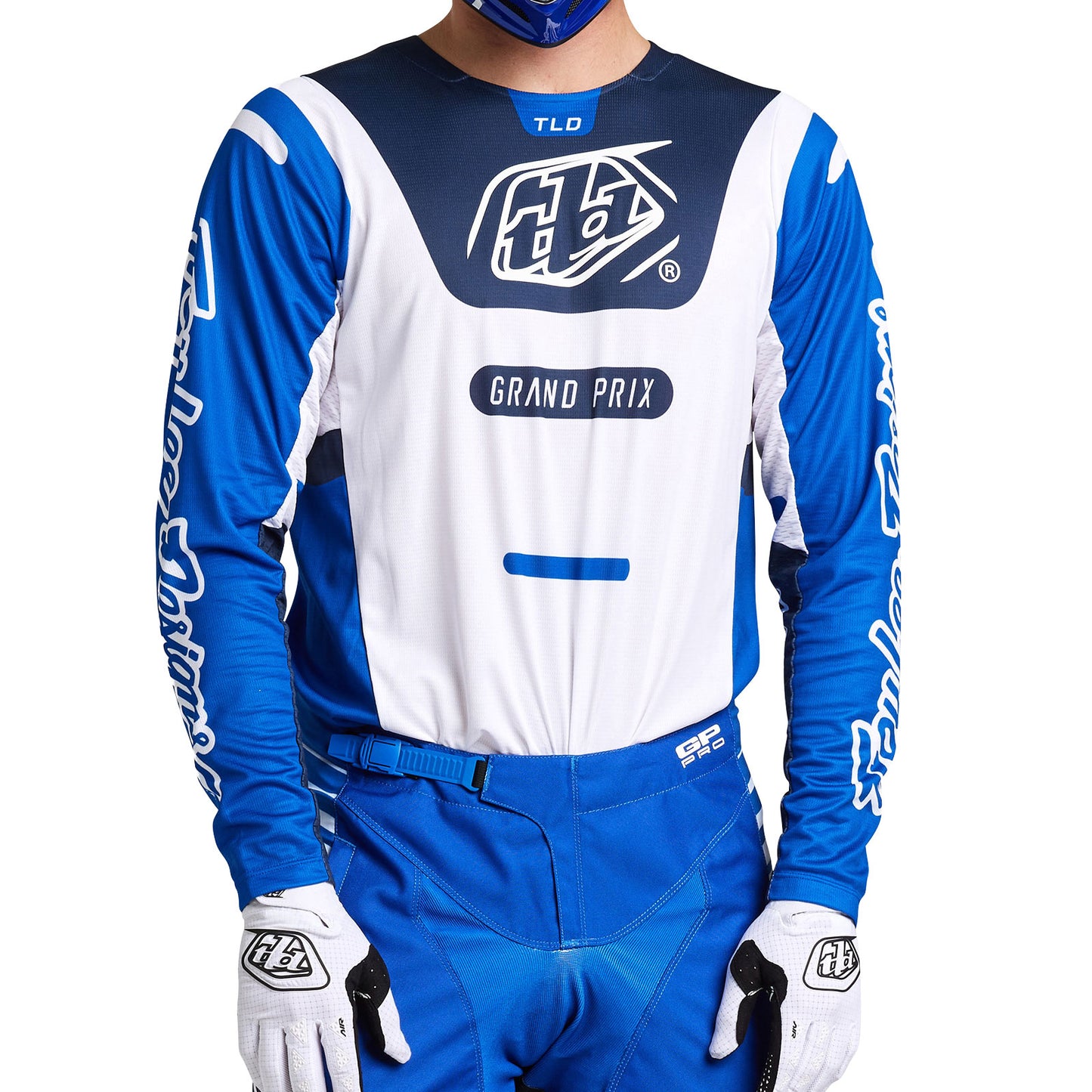 GP Pro Jersey Blends White / Blue