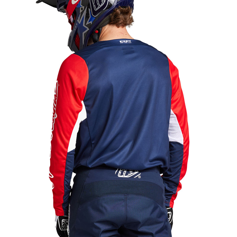 Maillot GP Pro Boltz bleu marine/rouge
