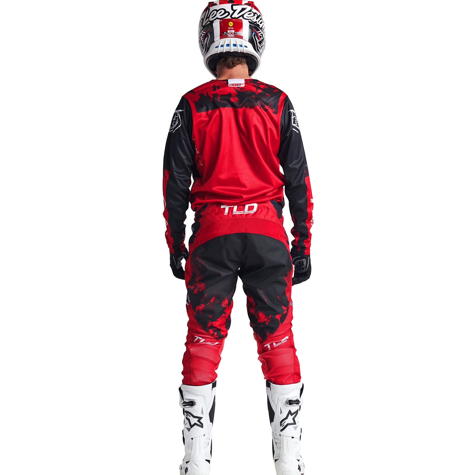 Red and black dirt best sale bike gear