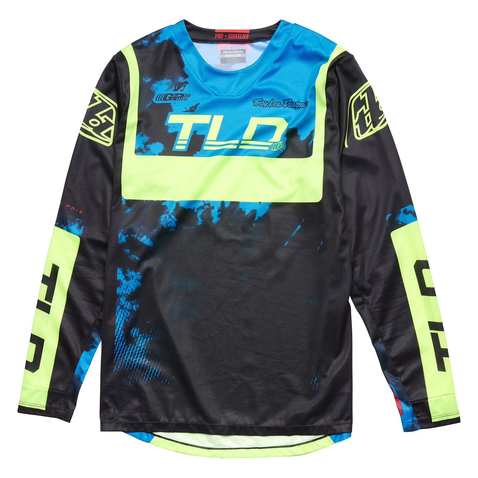 Maillot de GP Jeunesse Astro Noir / Jaune