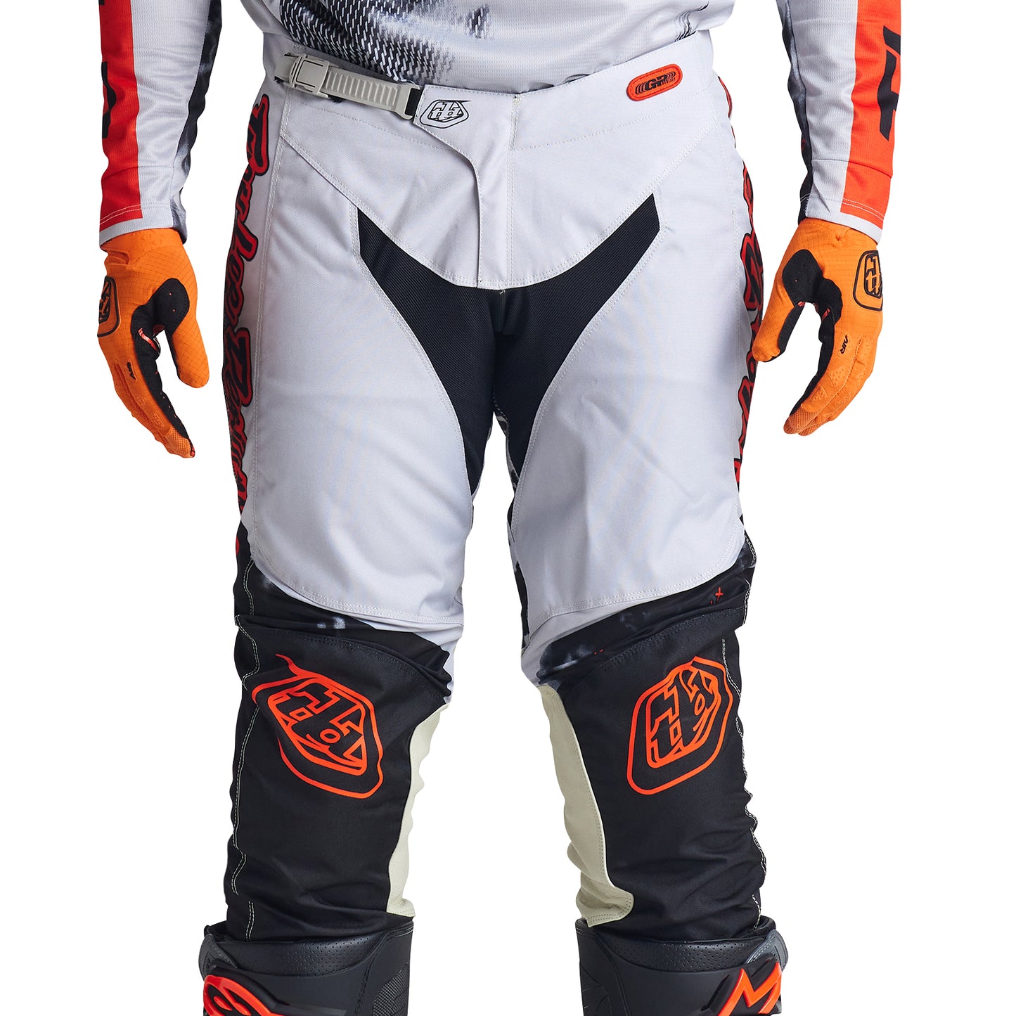 Pantalon GP Astro Gris Clair / Orange