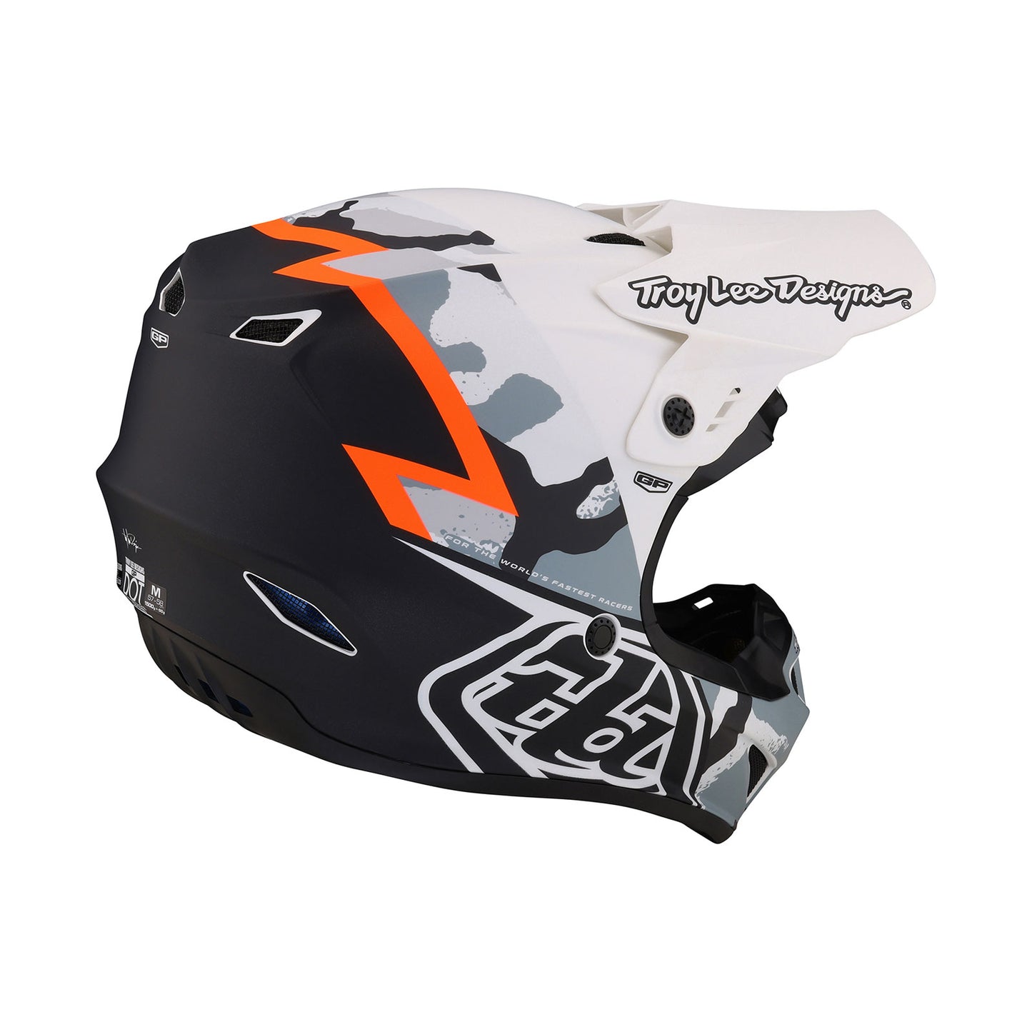 Casque GP Volt Camo Blanc