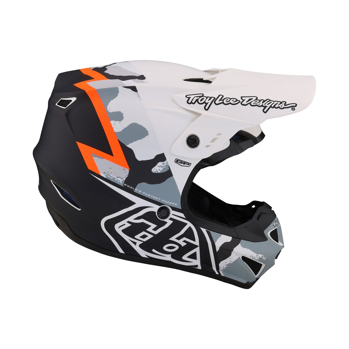 Casque GP Volt Camo Blanc