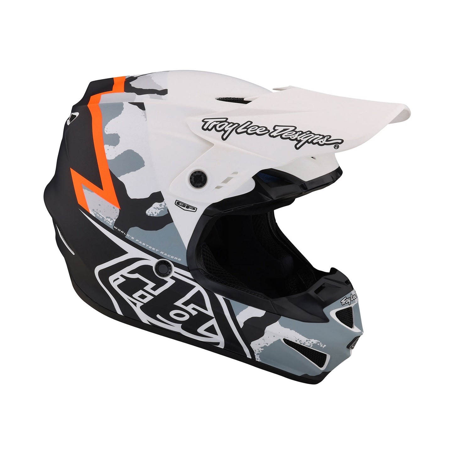 Casque GP Volt Camo Blanc