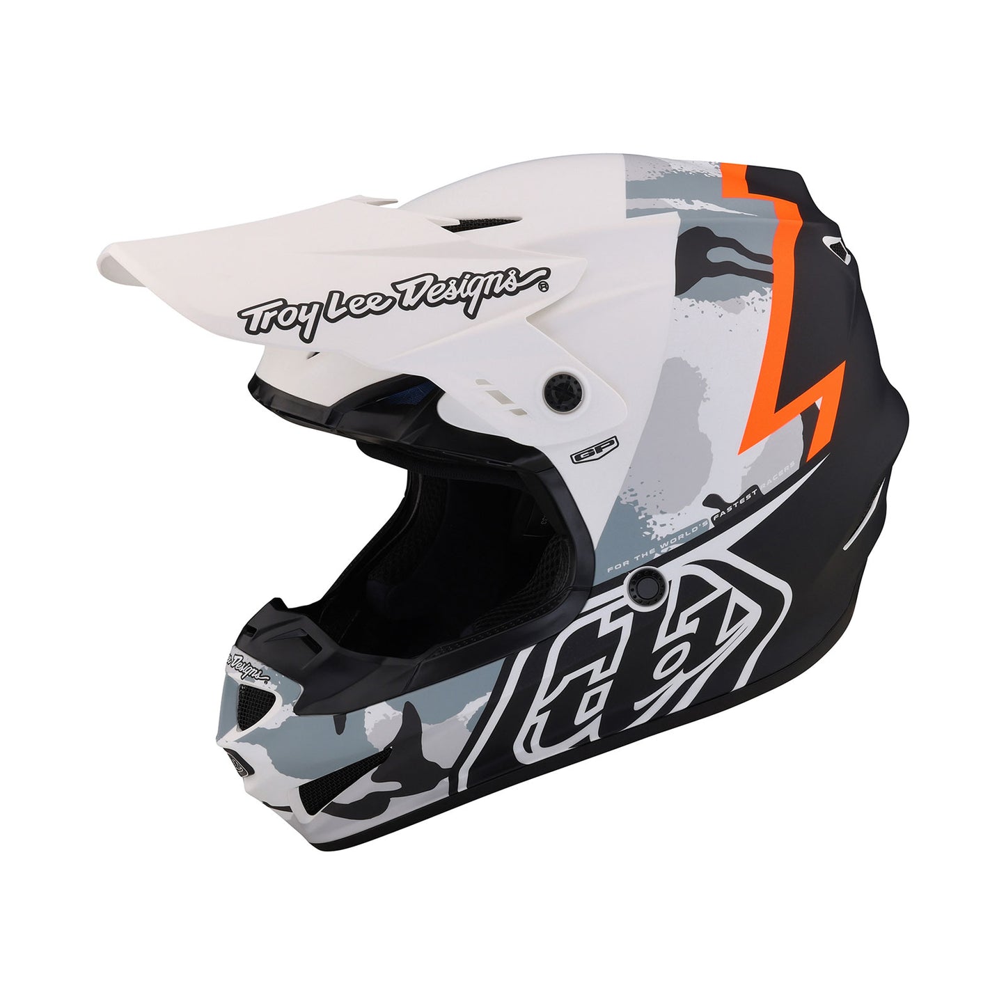 Casque GP Volt Camo Blanc