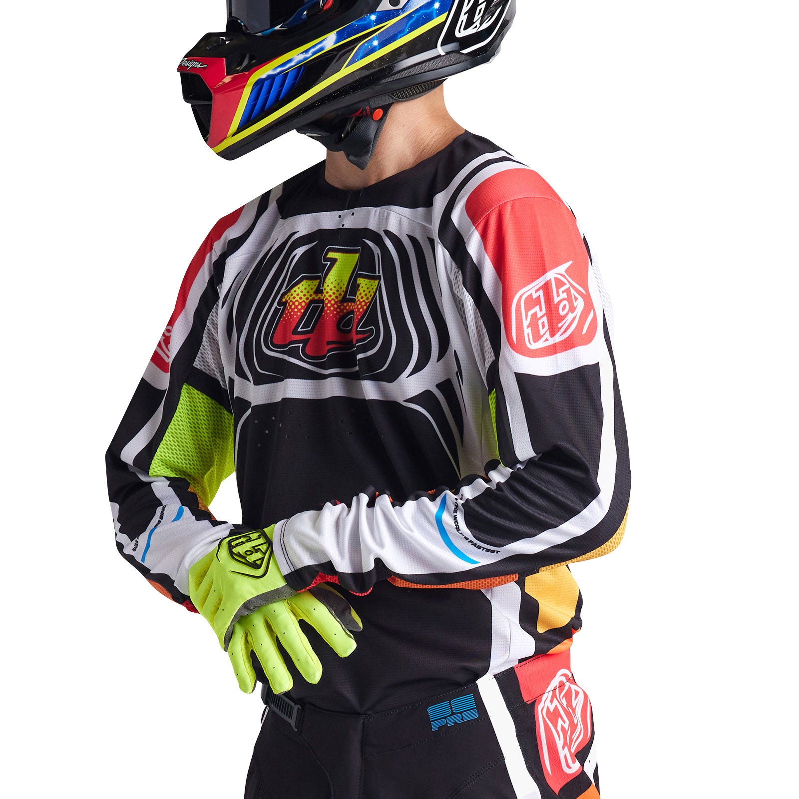 SE Pro Jersey Wavez Black / Multi – Troy Lee Designs