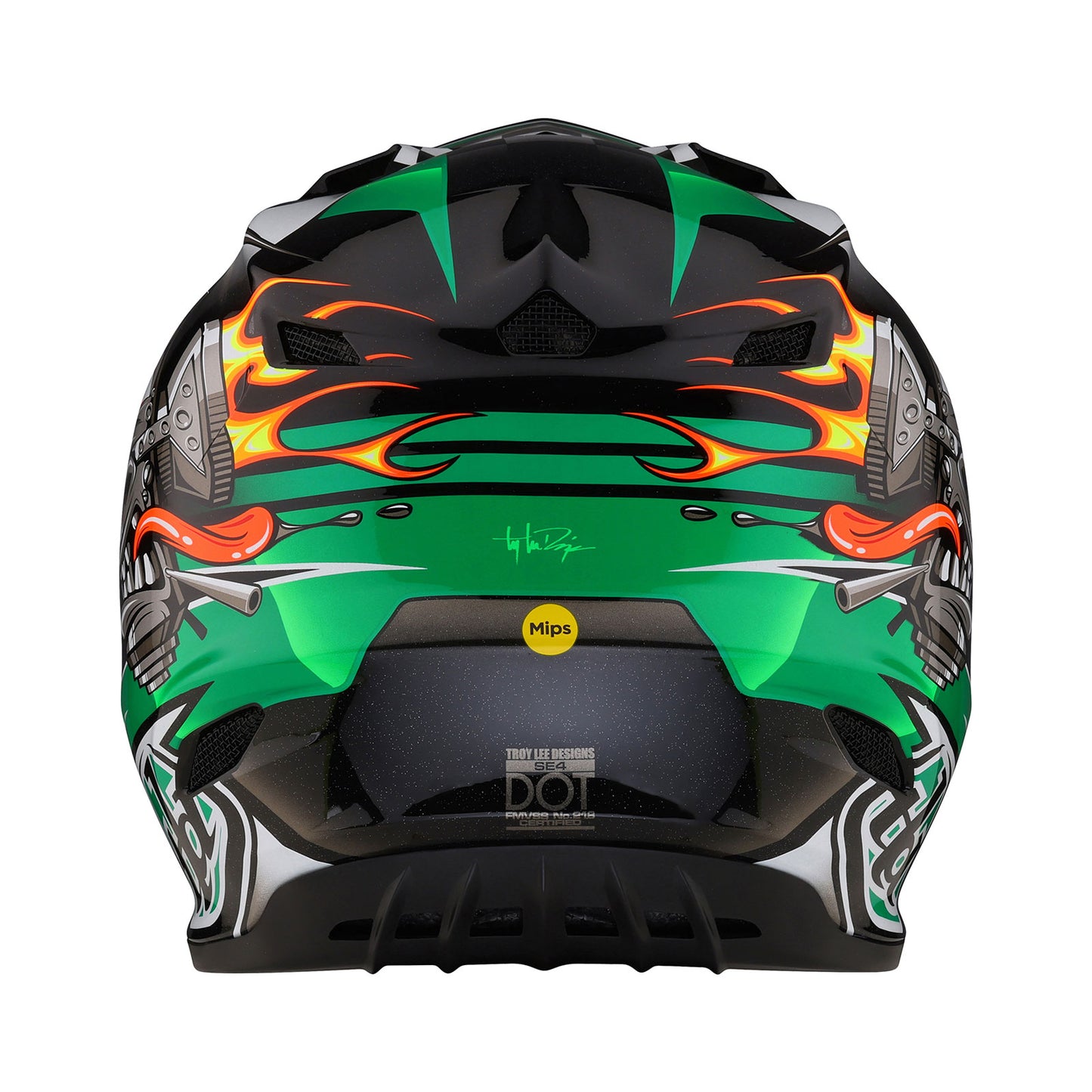 Casque SE4 Polyacrylite Carb Vert