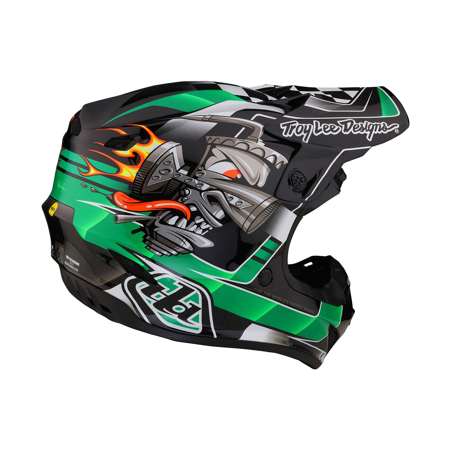 Casque SE4 Polyacrylite Carb Vert