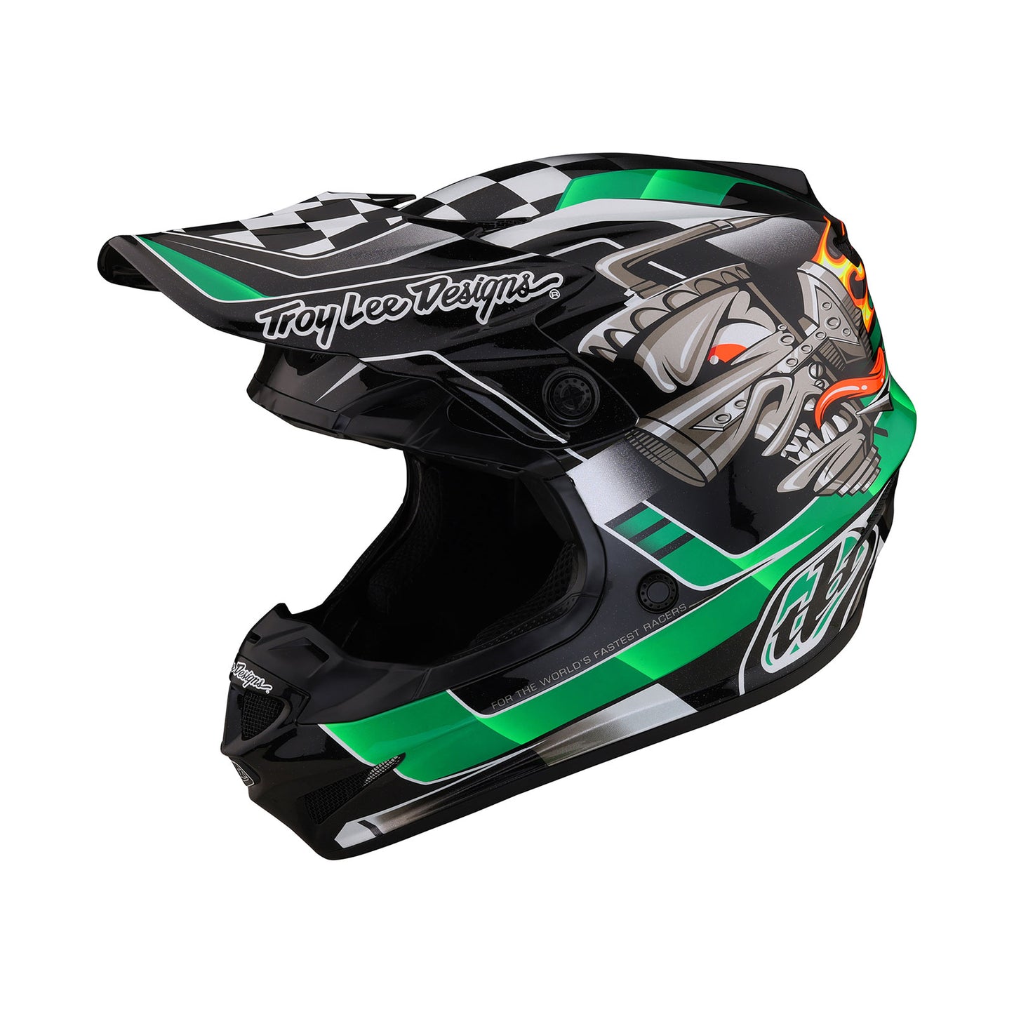 Casque SE4 Polyacrylite Carb Vert