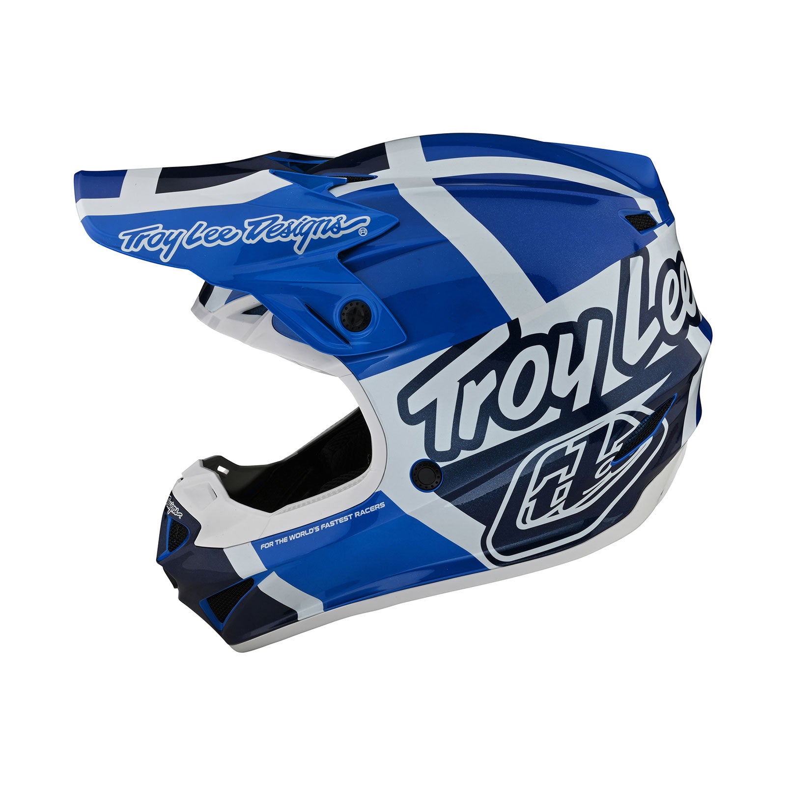 Troy Lee Designs SE4 Polyacrylite Quattro Helmet SM / Blue