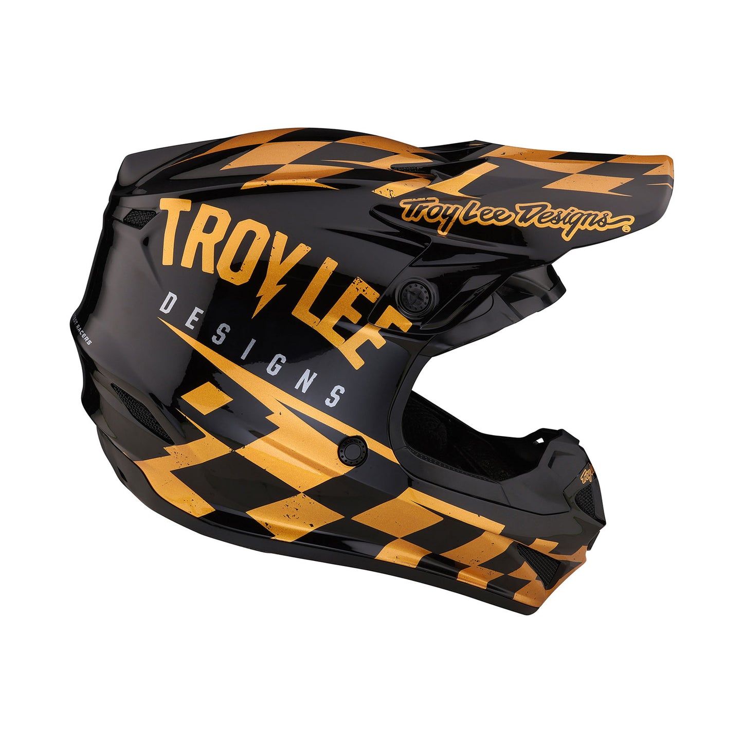 SE4 Polyacrylite Helmet Race Shop Black / Gold