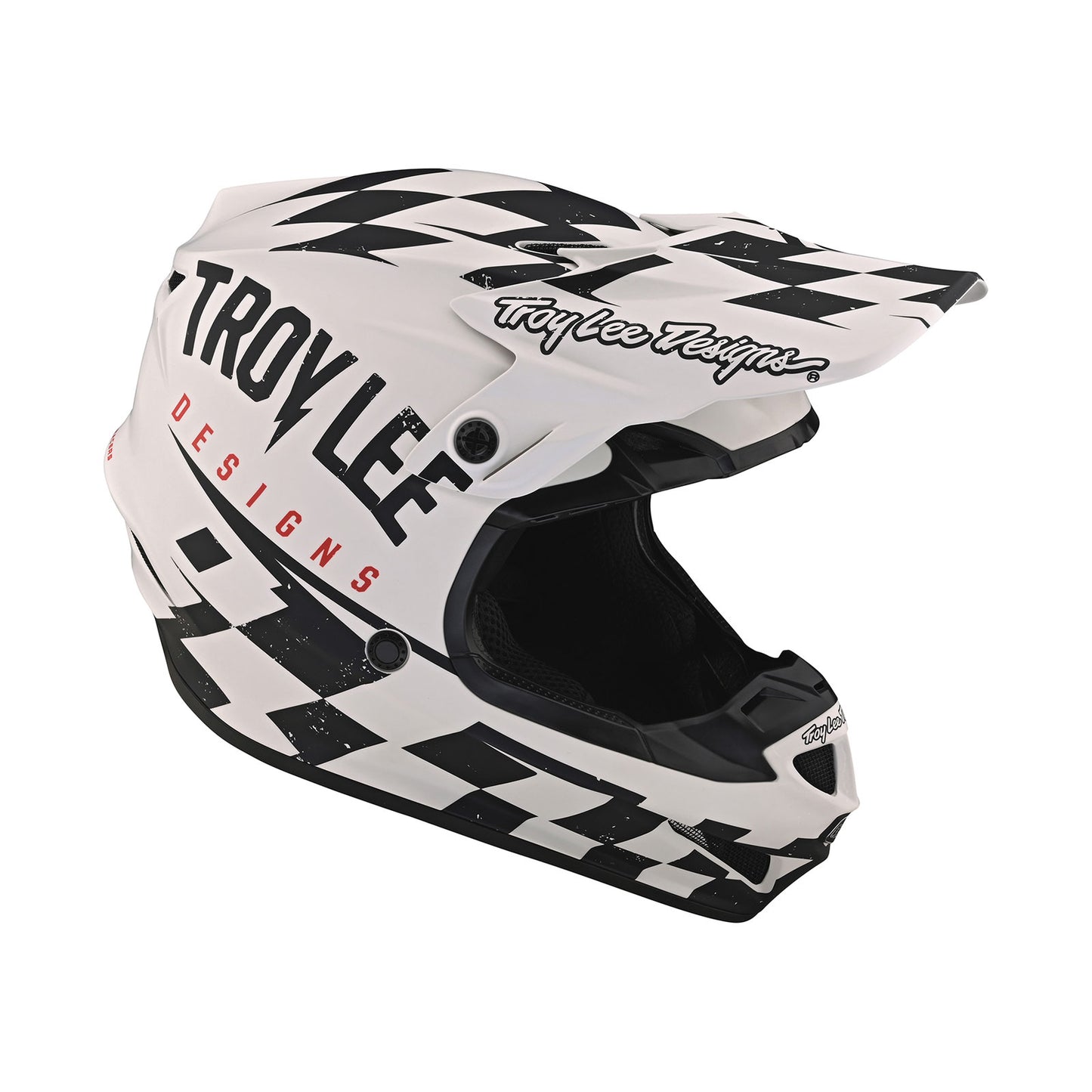 SE4 Polyacrylite Helmet Race Shop White / Black