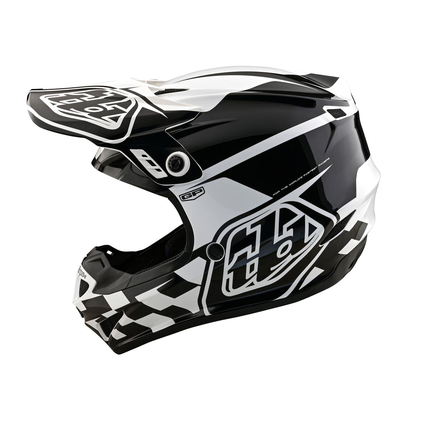 GP Helmet Check Up White / Black