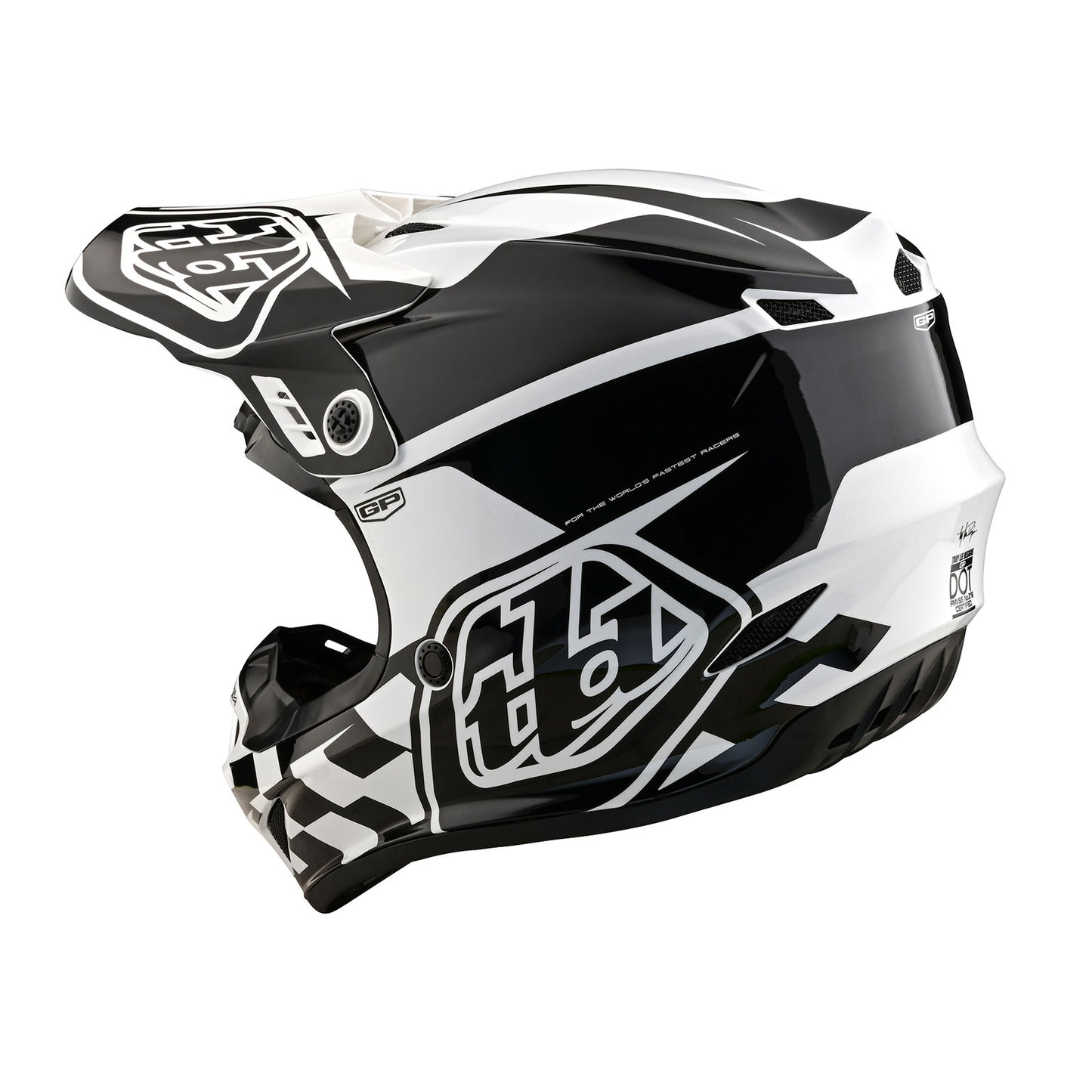 GP Helmet Check Up White / Black