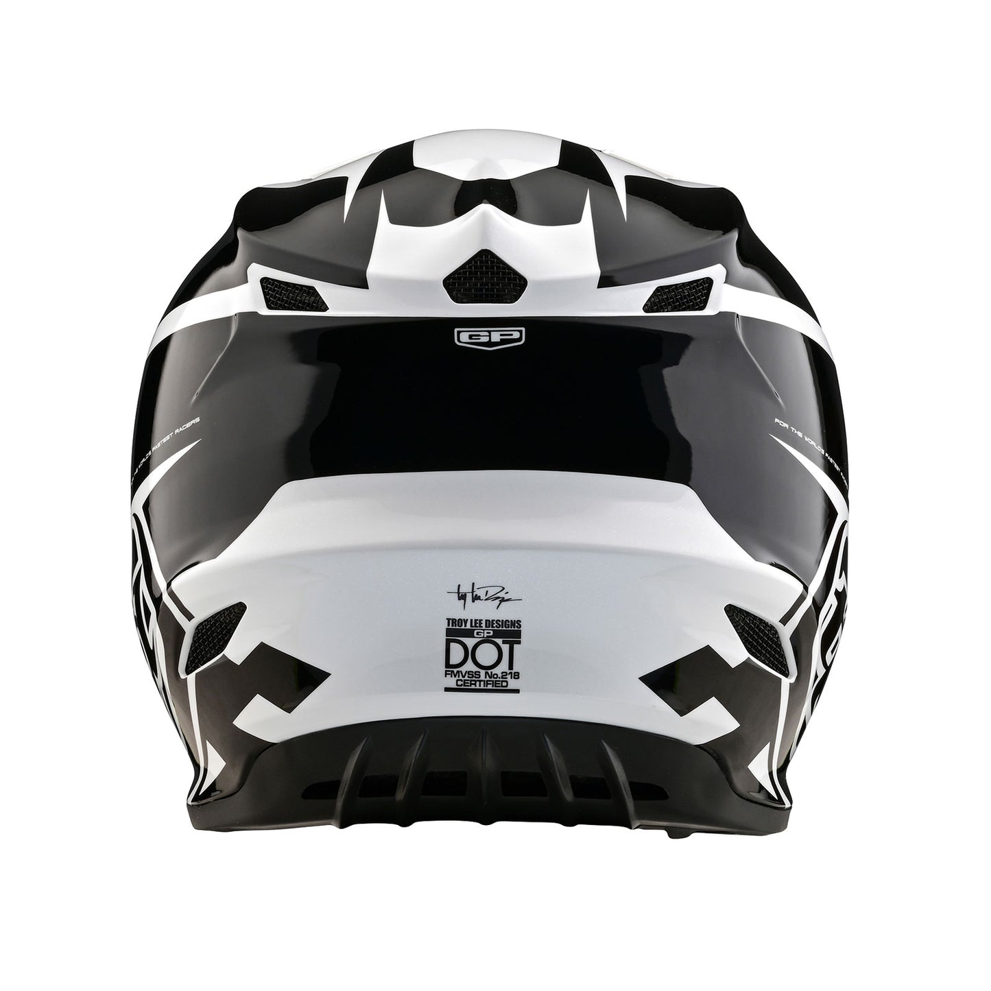 GP Helmet Check Up White / Black