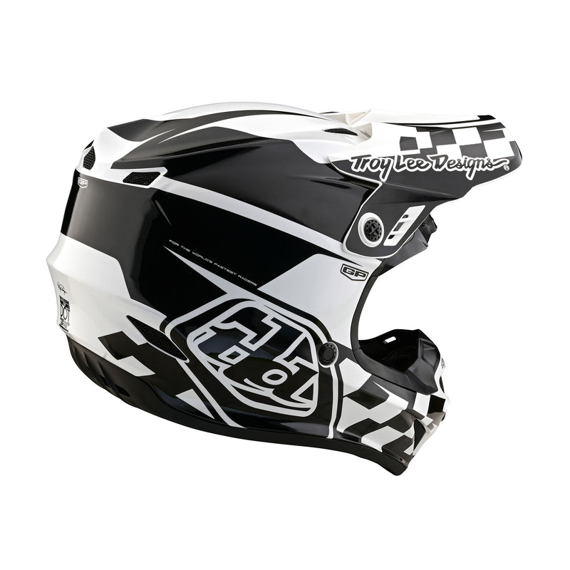 Vérification du casque GP Blanc/Noir