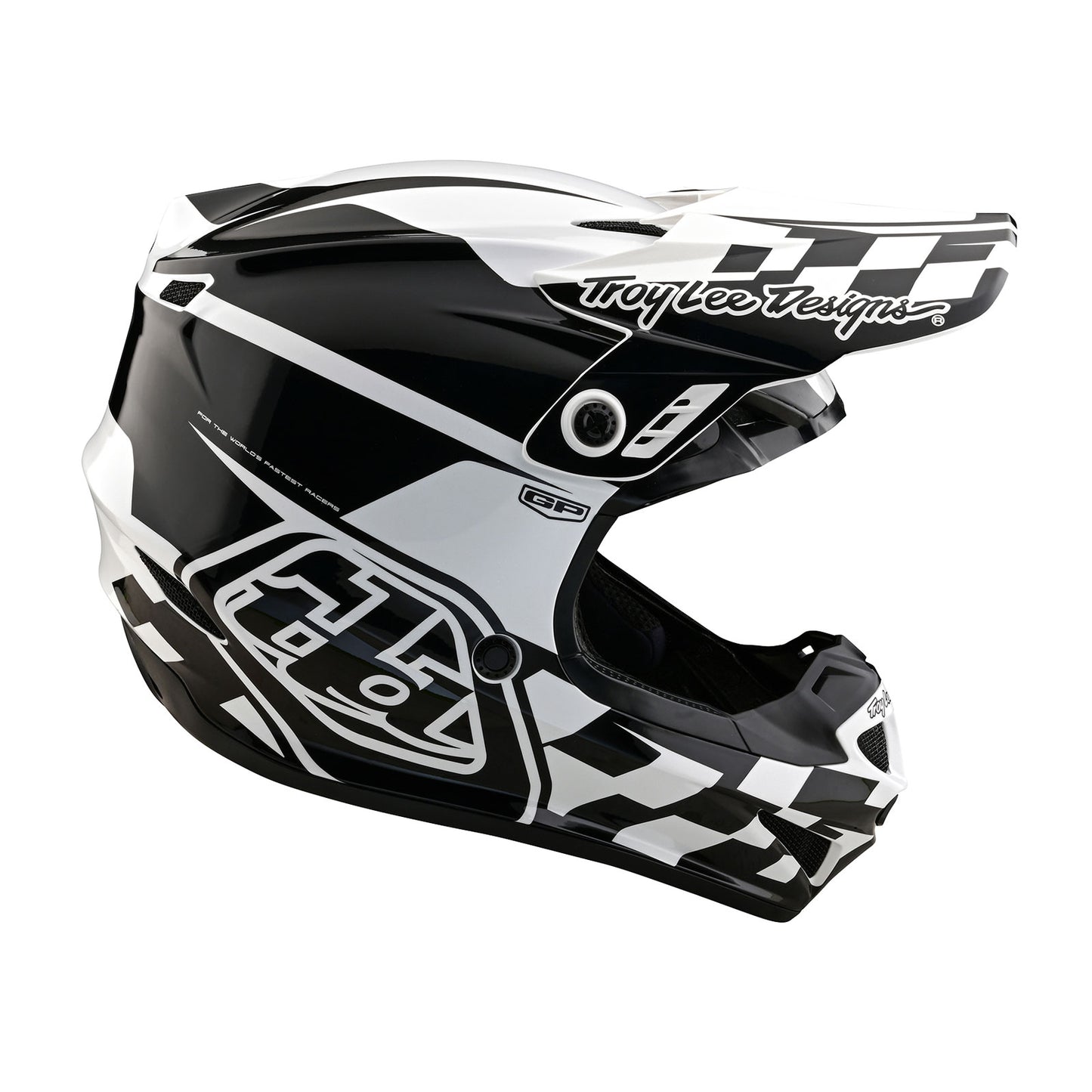 GP Helmet Check Up White / Black