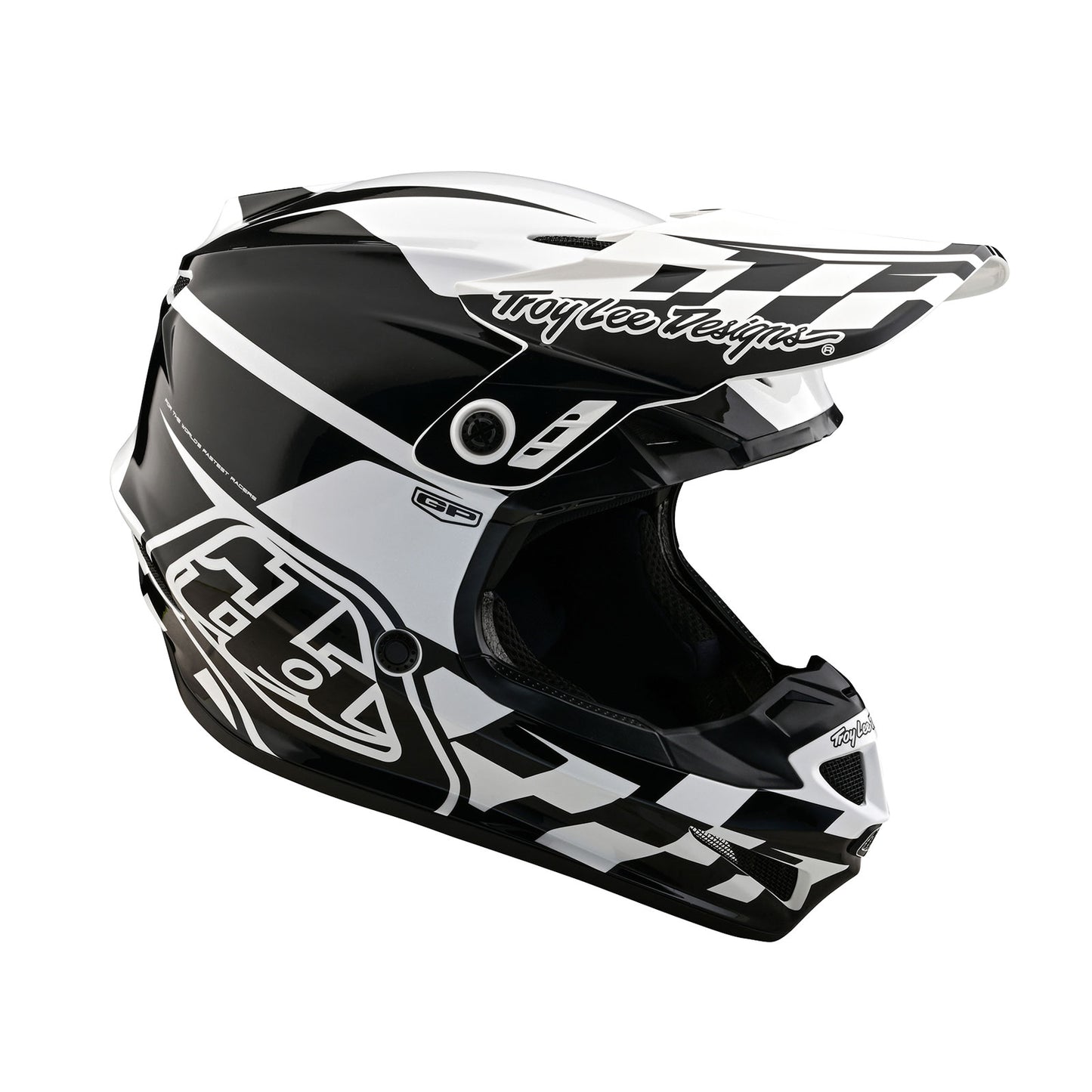 GP Helmet Check Up White / Black